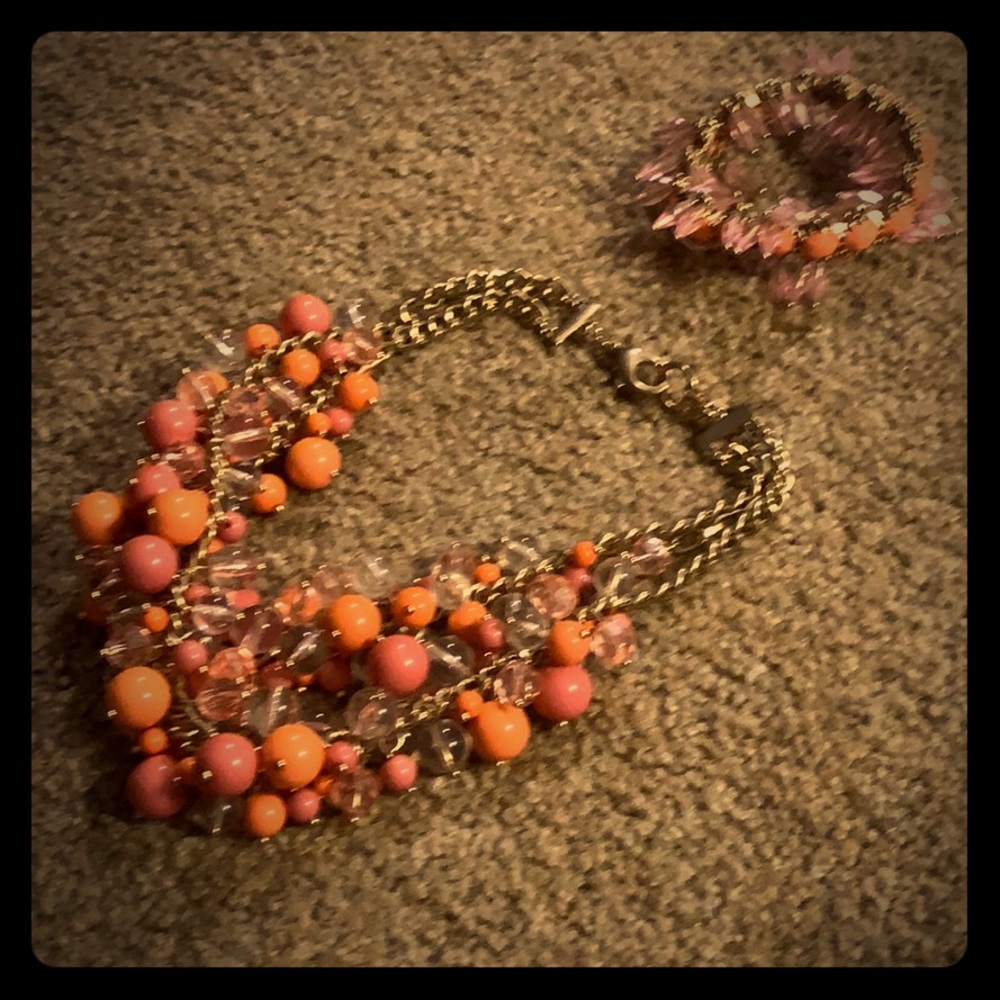 Vintage Beaded Necklace Set
